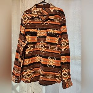 EUC mens fleece button up ! Size 3xl ! George brand !